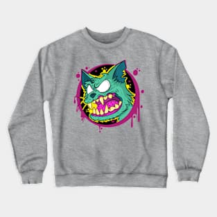 Angry Kitty Crewneck Sweatshirt